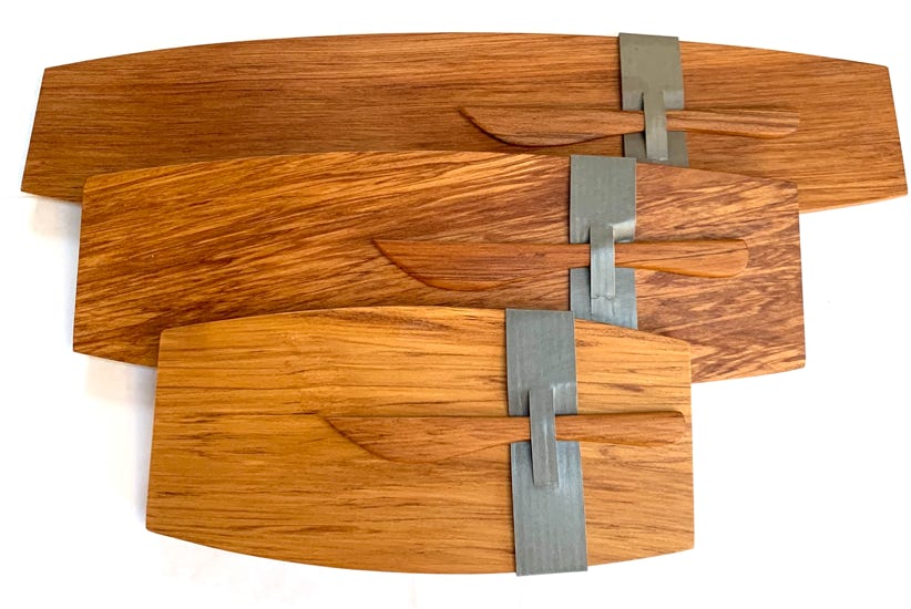 Waka Boards, Rimu, Kauri, Rewarewa